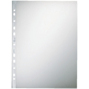 LEITZ pochette perforée, format A4, PP, grainé, 0,09 mm