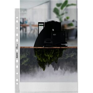 LEITZ Pochette perforée Recycle, A4, PP, grainé, 0,10 mm