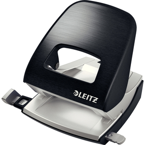 LEITZ Perforateur Style Nexxt 5008, noir satin, capacité: