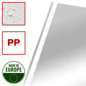 Esselte Pochettes perforées standard, A4, PP, transparent