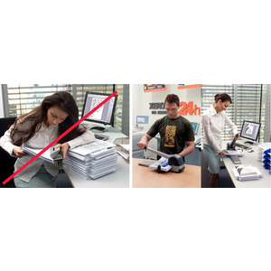 LEITZ bac à déchets pour perforateur archives /super 5182