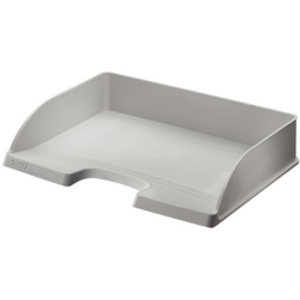 LEITZ Corbeille à courrier Plus Standard, A4 paysage, gris
