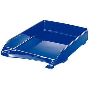 LEITZ Corbeille à courrier Elegant, A4, polystyrène, noir