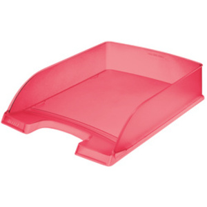 LEITZ Corbeille à courrier Plus standard, A4, givré