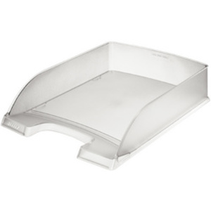 LEITZ Corbeille à courrier Plus standard, A4, givré