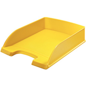 LEITZ Corbeille à courrier Plus Standard, A4, gris  - 22786