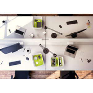 LEITZ Boîte de rangement My Box, 5 litres, blanc / bleu