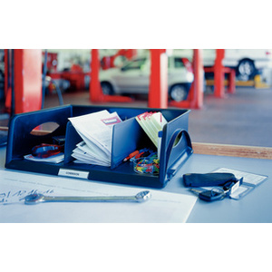 LEITZ Bac à courrier sorty, format A4/C4 paysage, noir  - 61216