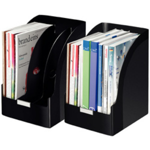 LEITZ Porte-revue Plus Jumbo, format A4, polystyrène, noir  - 61997