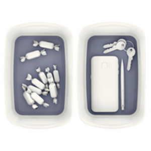 LEITZ Bac de rangement My Box, A5, blanc/bleu