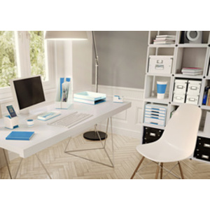 LEITZ Pot à crayons Sound WOW Duo Colour, blanc