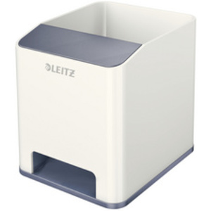 LEITZ Pot à crayons Sound WOW Duo Colour, bleu