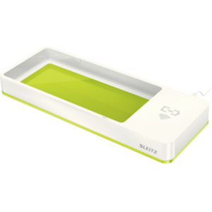 LEITZ Plumier WOW Duo Colour, chargeur à induction, blanc