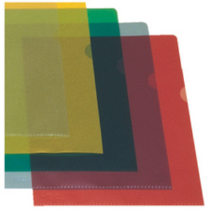 Esselte Pochette coins Standard, A4, PP grainé, vert  - 55281