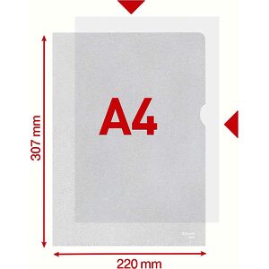 Esselte Pochette coin Standard, A4, PP 0,08 mm, grainé