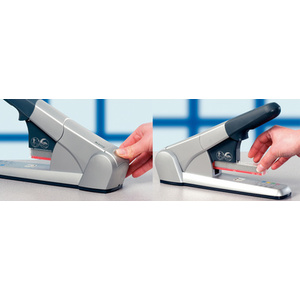 LEITZ Agrafeuse gros travaux, capacité: 80 feuilles, argent  - 46204