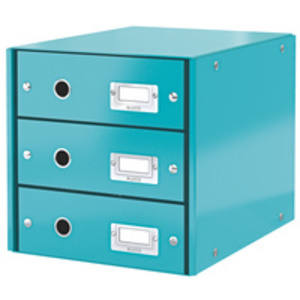 LEITZ Bloc de classement Click & Store WOW, bleu