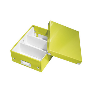 LEITZ Boîte de rangement Click & Store WOW, grand, noir