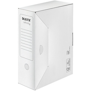 LEITZ Boîte à archives Infinity, sans acide, (L)100mm, blanc