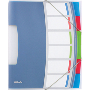 Esselte Trieur VIVIDA, A4, PP, 6 touches, multicolore - 52986