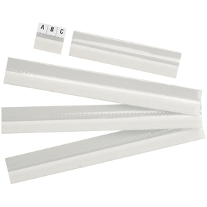 Esselte Cavaliers auto-adhésifs pour onglets, transparent  - 55000