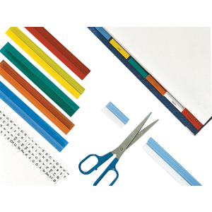 Esselte Cavaliers auto-adhésifs pour onglets, transparent - 55000