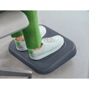 LEITZ Repose-pieds, réglable en hauteur, gris foncé