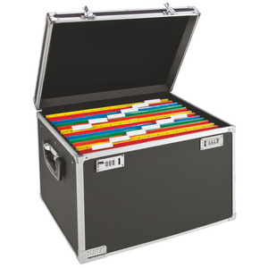 LEITZ Boîte pour dossiers suspendus, noir/chrome