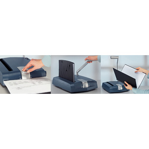 LEITZ Machine à relier impressBIND 140, bleu/argent, manuel,