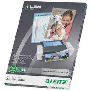 LEITZ Pochette de plastification iLAM, A3, brillant