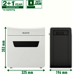 LEITZ Destructeur de documents IQ Protect Premium 6X, blanc