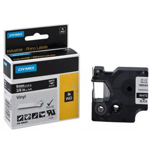 DYMO RHINO Etiquette vinyle, largeur: 9 mm, longueur: 5,5 m