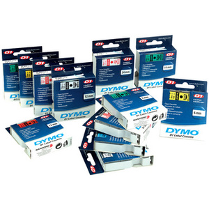 DYMO Ruban d'étiquette D1 bleu/blanc, 9 mm x 7 m  - 61696