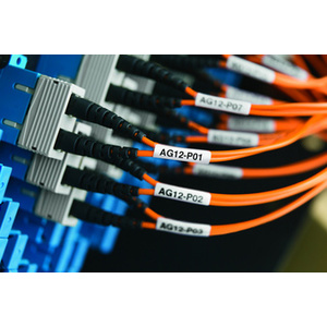 DYMO XTL Bande à lettrage vinyle, noir/blanc, 12 mm x 7 m