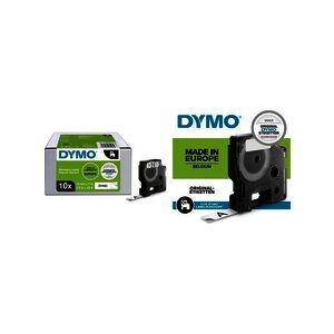 DYMO Ruban d'étiquette D1, 19mm x7 m, pack de 10
