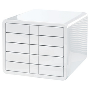 HAN Module de classement i-Box, 5 tiroirs, blanc