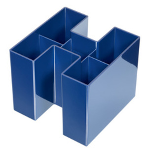 HAN Multipot à crayons BRAVO, 5 compartiments, blanc