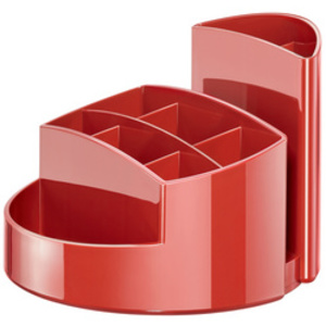 HAN Multipot à crayons RONDO, polystyrène, rouge