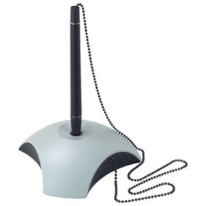 HAN Porte-stylo à bille DELTA, plastique, noir