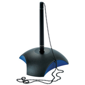 HAN Porte-stylo à bille DELTA, plastique, noir