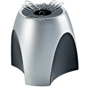 HAN Distributeur de trombones DELTA, polystyrène, noir