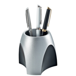 HAN Pot à crayons DELTA, polystyrène, noir/bleu