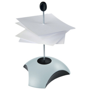 HAN Pique-notes DELTA, polystyrène, gris clair/noir