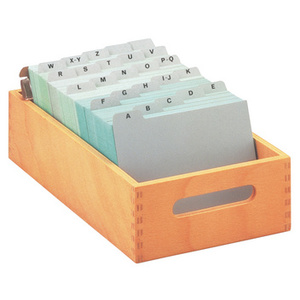 HAN Séparateur pour bacs et boîtes à fiches en bois