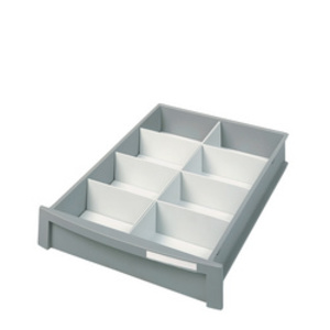 HAN Module de classement CONTUR, 5 tiroirs, gris clair