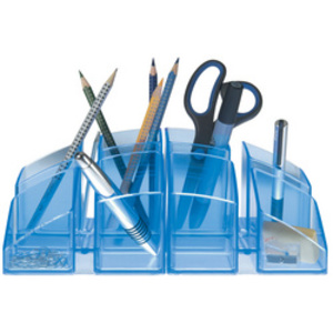 HAN Multipot à crayons SCALA, polystyrène, bleu