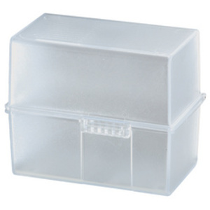 HAN Boîte à fiches, A8 paysage, plastique, rouge