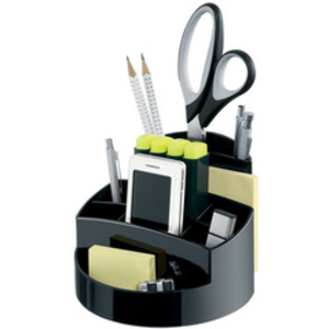 HAN Multipot à crayons RONDO, polystyrène, gris foncé