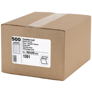 GPV Pochettes d'expédition ECO, C4, 229 x 324 mm, kraft brun  - 23503