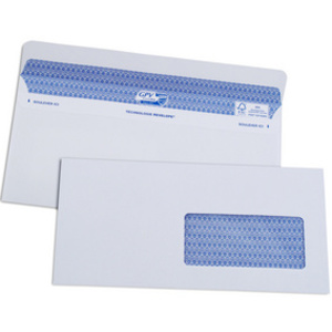 GPV Enveloppes SECURE, 162 x 229 mm, avec fenêtre, blanc